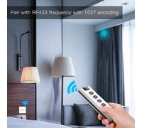 Télécommande à 9 ou 1 canal RF433 pour interrupteur de rideau WiFi RF, Module de stores roulants, interrupteur de rideau alimenté par batterie, vie de maison intelligente