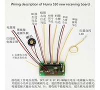 Télécommande À Liaison Automatique, 15ch, 2.4ghz, Avec Panneau De Réception, Pour Huina 350/550