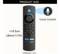 Télécommande ABS TV LCD L5B83G pour Fire TV Stick Lite BT,télécommande vocale Amazon troisième génération - Type black