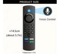 Télécommande ABS TV LCD L5B83G pour Fire TV Stick Lite BT,télécommande vocale Amazon troisième génération- black[A6967]