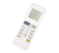 Télécommande AC écran LCD Disposition des boutons anglais Code couleur | Boutons d'accès direct de rechange pour contrôleur climatique divisé pour usage domestique