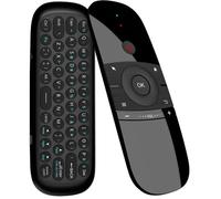 Télécommande Air Mouse 2,4 GHz avec Clavier, Capteurs Gyroscopiques Intégrés Télécommande sans Fil Air Fly Mouse Rechargeable pour