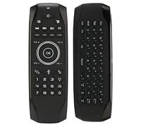 Télécommande Air Mouse avec Clavier, Rétroéclairage 2.4G Air Mouse Mini Clavier sans Fil Télécommande Vocale pour Projecteur Android, TV Box, Ordinateur, Etc.(G7V Pro)