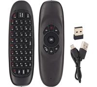 Télécommande Air Mouse, Télécommande Smart TV sans Fil 2,4 G, Clavier Multifonction sans Fil Fly Mouse pour Android TV Box/PC/Smart TV/projecteur/HTPC