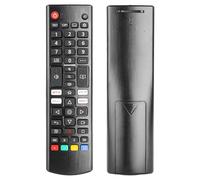 Télécommande AKB76040301 compatible avec LG Full HD TV 27TQ625S 28TQ525S 28LQ515S 28LQ525S 32LQ63006LA 32LQ631C0ZA 24TQ510S-PZ 27TQ615S-PZ Remplacement Contrôleur avec Netfli. Boutons PrimeVideo