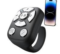 Télécommande, anneau de télécommande, appareils photo, défilement sans fil à distance, rechargeable de type C, accessoire de téléphone pour lire, écouter de la musique ou des vidéos