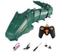 Télécommande APP 2,4G Python Géant, Bateau Serpent RC Réaliste avec Caméra HD 1080P, Modes de Vitesse Doubles et Double Contrôle, pour Piscines et Lacs Green