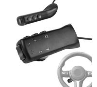 Télécommande au volant - Commutateur de commande sans fil, télécommande d'autoradio | Commande universelle à 7 touches, commande latérale intelligente, conception à bascule, adaptateur de volant, comm