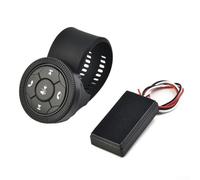 Télécommande au volant de voiture, bouton personnalisé de commande au volant, radio GPS, bouton de commande au volant intelligent, noir