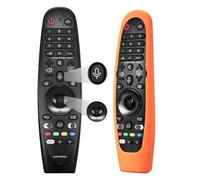 Télécommande avec coque pour LG AKB75855501 compatible avec OLED QNED NanoCell Webos TV Fonction voix et pointeur Remplace MR18BA MR650A AN-MR20GA MR19BA