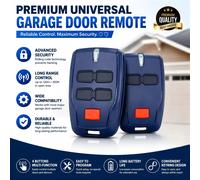 Télécommande B RCB02 RCB04 MITTO 2 4 KLEIO B RCA 02 04 TRC1 TRC2 TRC4 BFT Télécommande pour porte de garage 433,92 MHz A2 10pcs