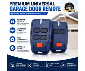 Télécommande B RCB02 RCB04 MITTO 2 4 KLEIO B RCA 02 04 TRC1 TRC2 TRC4 BFT Télécommande pour porte de garage 433,92 MHz A4 3pcs