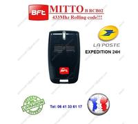 BFT Télécommande Mitto 2 B RCB02 R1 D111904 2 touches 433,92 MHz originale