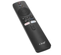LinQ Télécommande Bluetooth 2.4G pour Xiaomi Mi TV – Assistant vocal Google – Noir