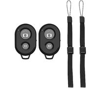 Télécommande Bluetooth d'obturateur de Caméra vec Dragonne, Cliceur Photo Bluetooth Compatible avec i-OS et Android/Phone/Pad/et Autres[2PCS]