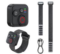Télécommande Bluetooth pour Insta360 X5/X4/X3/Ace Pro 2/Ace Pro/GO3S/GO3/Hero 13/12/11/IOS/Android Smartphone Appareil photo Accessoires avec dragonne, portée de 50 m BT5.1 Type-C