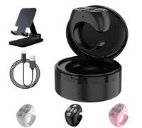 Télécommande Bluetooth sans fil avec anneau de défilement à distance, anneau de défilement Bluetooth confortable, déclencheur/cliqueur, défilement des vidéos, contrôle du volume, pour iOS Android