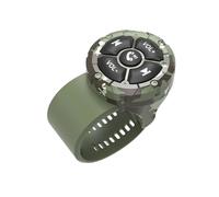 Télécommande Bluetooth sans fil - IP67 - Étanche - Pour voiture, vélo, moto - Pour Siri, appel et prise de photos - Compatible avec iPhone et Android - Vert