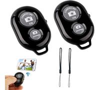 Télécommande Bluetooth Selfie,2pcs Télécommande Bluetooth Selfie sans Fil pour Smartphones avec Dragonne,Bluetooth Télécommande D'obturateur de Caméra,Télécommande avec Bluetooth Déclencheur(Q442)