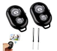Télécommande Bluetooth Selfie Sans Fil pour Smartphones - 2pcs Avec Dragonne, Déclencheur D'obturateur de Caméra