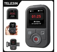 Télécommande Bluetooth TELESIN 60M pour DJI OSMO Action 6 5pro 4 OSMO 360 avec bracelet et écran d'affichage pour DJI Action 4 5 6