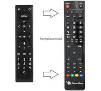 Télécommande - CANAL + - G9 4K - SAT/DTT - Noir - Simple