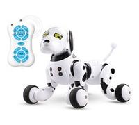 Télécommande Chien Robot Intelligent ,Chanter, Danser, Parler Jouets Educatifs Pour 4-10 Ans Blanc Blanc G