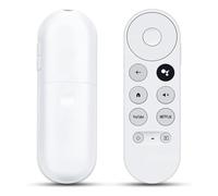 Télécommande Chromecast Google TV, Telecommande Bluetooth Vocale avec Boutons Netflix et Youtube, Telecommande Universelle pour Chromecast 4K Snow G9N9N (Télécommande Uniquement)