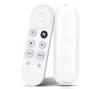 Télécommande Chromecast Google TV, Telecommande Bluetooth Vocale avec Boutons Netflix et Youtube, Telecommande Universelle pour Chromecast 4K Snow G9N9N (Télécommande Uniquement)