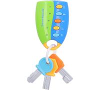 Télécommande Clé Jouet Simulation Éducation Voiture Bébé Multifonctions avec Lumière Musicale pour Enfants