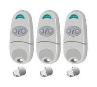 Télécommande Compatible avec C@me,3 Pièces Telecommande Portail 432EV,EE,NA,433,92 MHz 2 Canaux Compatible 432EV,EE,NA(Comprend 3 Batteries Supplémentaires)