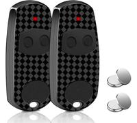 Télécommande Compatible avec CAME,2 Pièces Telecommande portail TOP432EE,433,92 MHz 2 Canaux Compatible Top432,Top432EE,(Comprend Deux Batteries Supplémentaires)