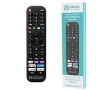 Télécommande compatible avec Hisense EN2G30H pour Smart TV, avec touches Netflix, Prime Video, YouTube, Batteries incluses, Prêt à l'emploi, Entreprise italienne de qualité testée en Italie