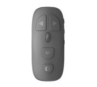 Télécommande Compatible Bluetooth pour Téléphone Portable, Télécommande Vidéo Selfie, Tourne-Page Automatique Conçu pour Les Smartphones Modernes (Gris)