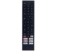 Télécommande compatible ERF3B80H pour téléviseurs Hisense QLED 4K UHD 43A6G, 50A6G, 55A6G, 60A6G, 65A6G, 70A6G et 75A6G_M