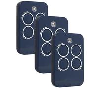Télécommande compatible pour ouvre-porte de garage Echo TX4 433 RC, Echo TX2 433 RC, TE443H Bravo (lot de 3)