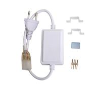 Télécommande : contrôleur de bande LED haute tension, permet d'allumer et d'éteindre, de changer les couleurs et les modes, comprend une connexion sans fil et une installation facile