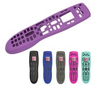 Télécommande Coque pour Logitech Harmony 650, Tading et Résistant aux Chocs et Anti-Drop Coque de Protection en Silicone pour Logitech Harmony 650/665/700 Remote Controller - Noir Violet