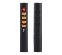 Télécommande d'apprentissage avec de Gros Boutons, 6 Touches - Télécommande Universelle Intelligente pour TV, STB, DVD, HiFi, magnétoscope (Orange)