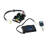 Télécommande de chauffage à air diesel pour chauffage de stationnement, écran LCD, commutateur de carte mère 12 V 24 V, connecteur triangulaire à 3 broches, noir (12 V)