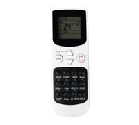 Télécommande de climatiseur 1 pièce, Compatible avec la télécommande YKR-Q/002E avec Fonctions de Refroidissement et de Chauffage