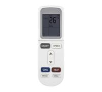 Télécommande de climatiseur, 1 pièce, Compatible avec Les modèles Aux YKR-L/101E et YKR-L/102E