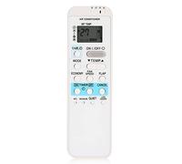 Télécommande de Climatiseur pour Sanyo, Télécommande Universelle de Rechange pour Climatiseur, Distance de Contrôle de 10 M, pour Climatiseur Sanyo AX1/3 (Blanc)