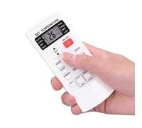 Télécommande de climatiseur résistant à l'usure ABS, Accessoire de Remplacement de télécommande de climatisation Universelle pour AUX YKR-H / 102E Blanc