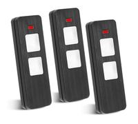 Télécommande de Garage 868MHz Compatible avec Sommer LOQ2 (Lot de 3) | Bip de portail universel à 2 canaux codage 128 bits sécurité maximale portée 50-140m avec mousqueton portable