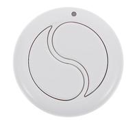Télécommande de Garage Blanche 315mhz à 2 Boutons 6v Ronde | Abs, Portée Longue et Contrôle Précis, Remplacement pour Ouverture Domestique, Pile Incluse