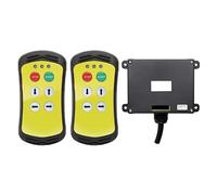 Télécommande de grue industrielle sans fil à 4 boutons, contrôleur de camion hydraulique, télécommande Radio de levage arrière(A(1T 2R),AC-DC36-480)