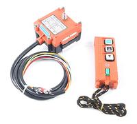 Télécommande de grue sans fil 220 V - Commande de grue sans fil - IP65 - Treuil à câble - Ouvre-porte jusqu'à 100 m - Pour grue de pont, véhicule électrique industriel, treuil, remorque basculante