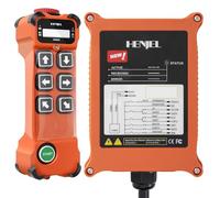 Télécommande de grue sans fil radio industriel 6 canaux Bouton Contrôleur pour 220V 380V grue palan électrique Émetteur et récepteur