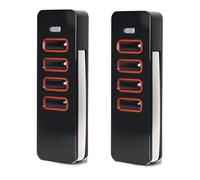 Télécommande de portail, lot de 2 télécommandes universelles de garage 868MHz 4 canaux, télécommande pour Sommer-868,80-868,95 MHz (2 piles supplémentaires incluses)